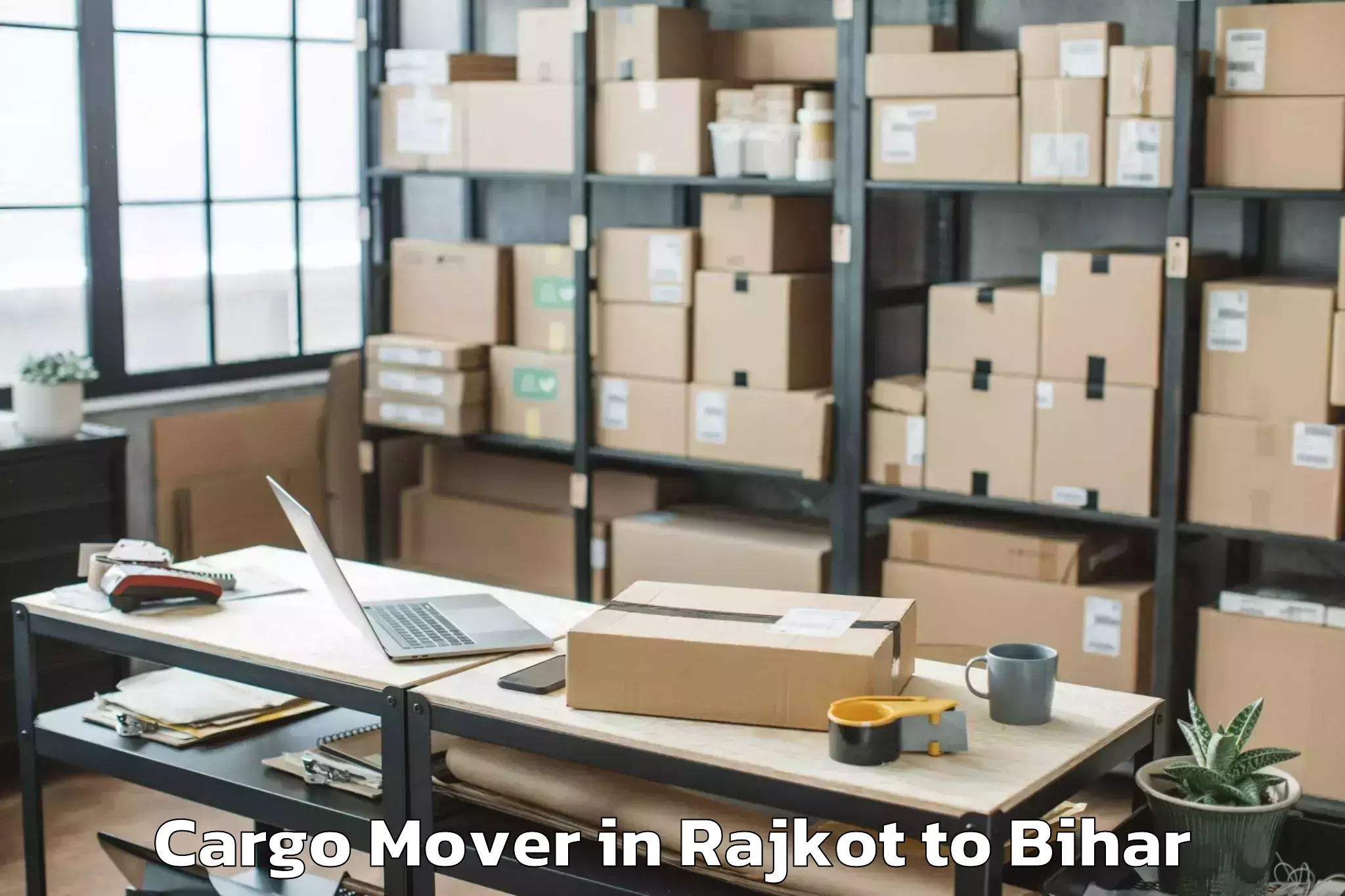 Efficient Rajkot to Nagar Nausa Cargo Mover